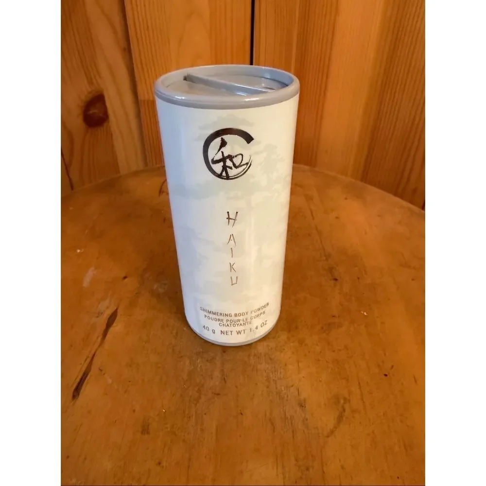Avon Original Haiku Talc Shimmering Body Powder 1.6 oz New Old Stock (7576)